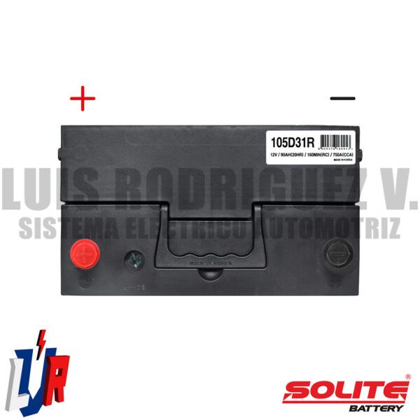Batería Automotriz Solite 12V 90AH (CMF90R)