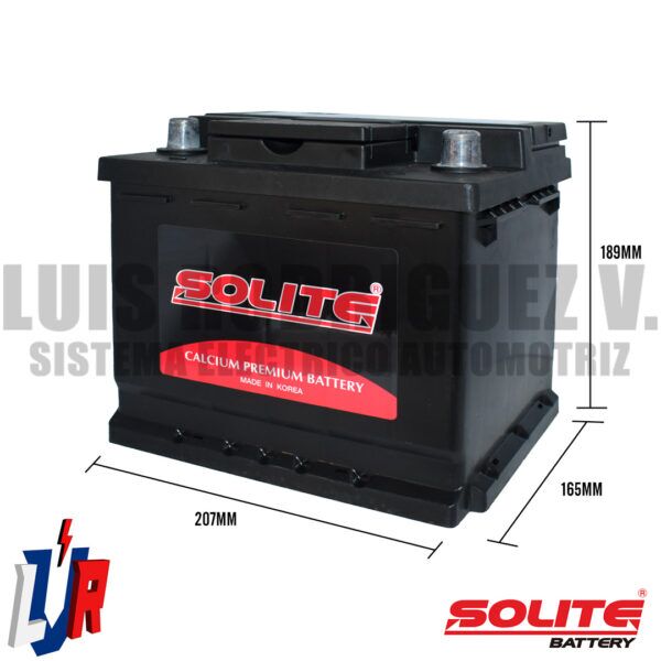 Batería Automotriz Solite 12V 44AH