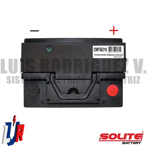 Batería Automotriz Solite 12V 62AH
