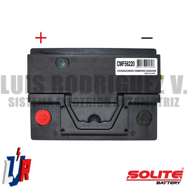 Batería Automotriz Solite 12V 62AH