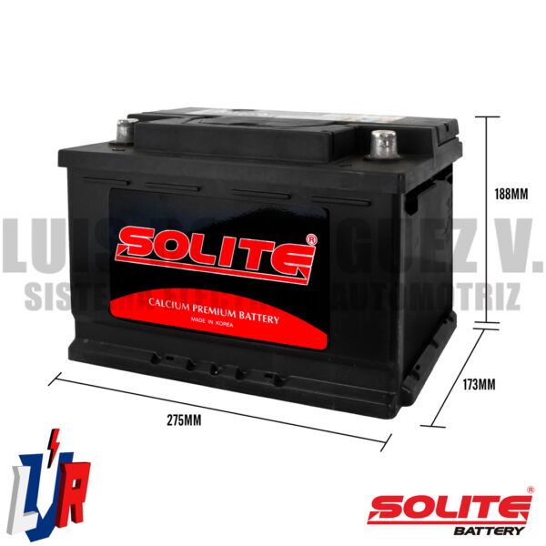 Batería Automotriz Solite 12V 74AH