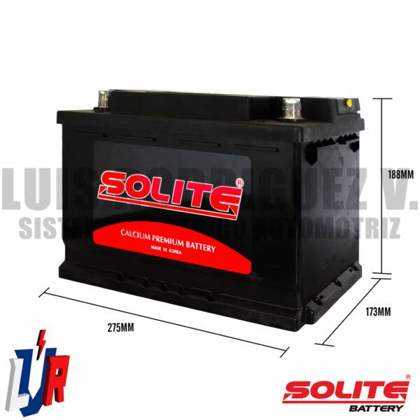 Batería Automotriz Solite 12V 74AH