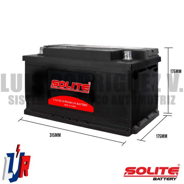 Batería Automotriz Solite 12V 80AH