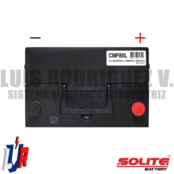 Batería Automotriz Solite 12V 80AH